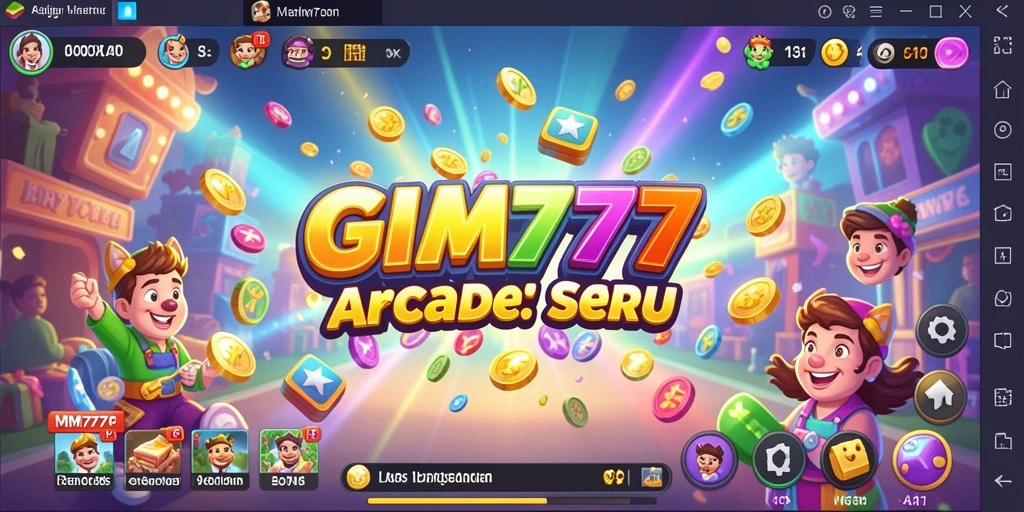 Screenshot GIM777 menampilkan aksi seru gameplay Arcade.
