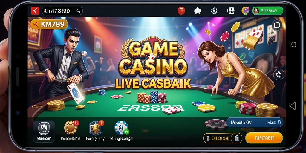 Gameplay seru di KM789 dengan dealer langsung dan interaksi nyata.