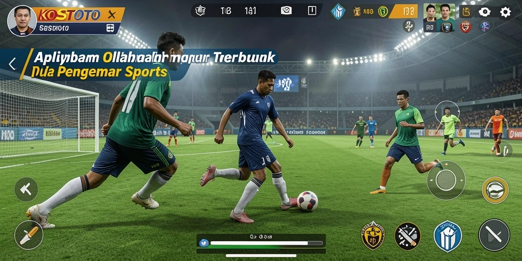 Screenshot KOSTOTO menampilkan antarmuka gameplay yang dinamis dan informatif.