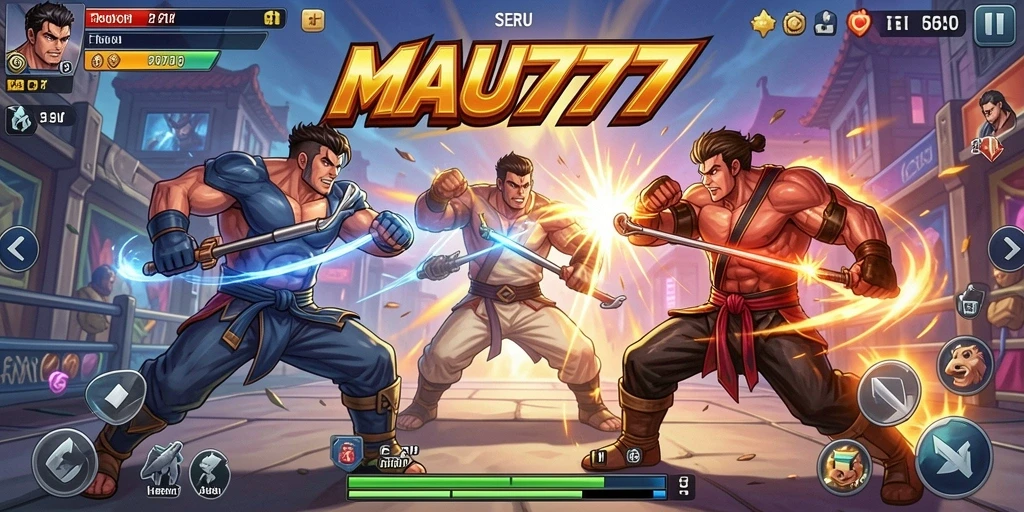 Screenshot dari gameplay MAU777 yang menunjukkan aksi pertarungan yang mendebarkan.