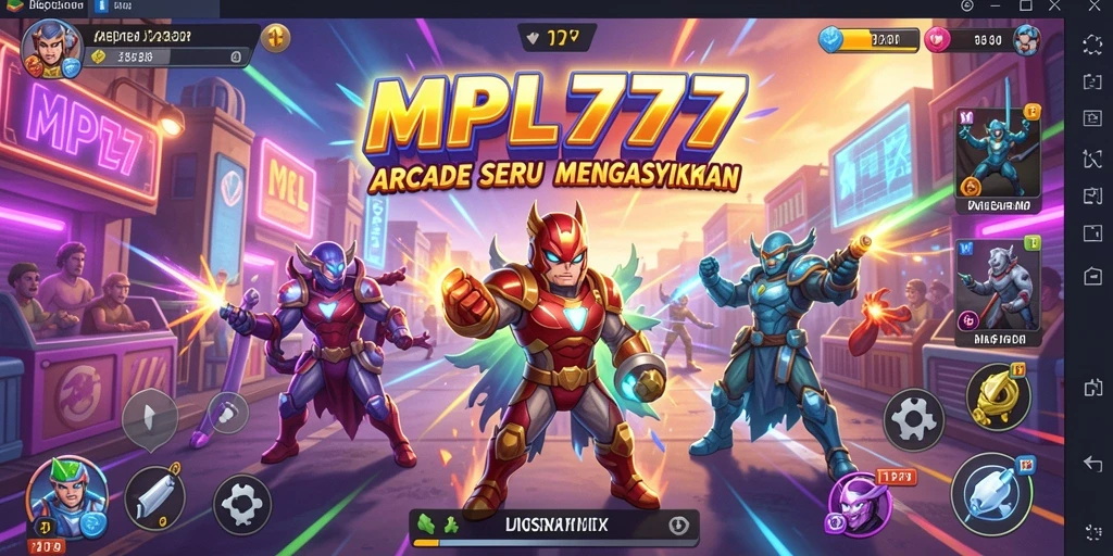 Tampilan aksi seru dalam gameplay MPL777 yang memukau.