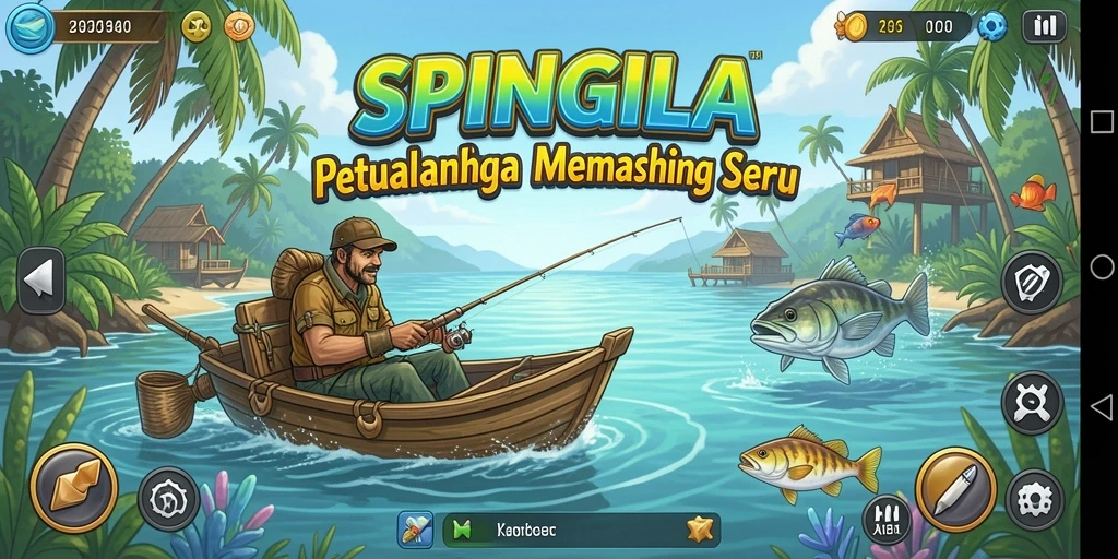 Tangkapan gambar dari pengalaman memancing yang mendebarkan di SPINGILA.